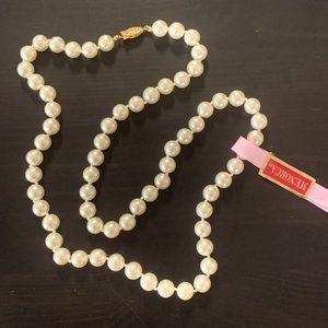 MENORCA hand tied vintage Pearls 29”